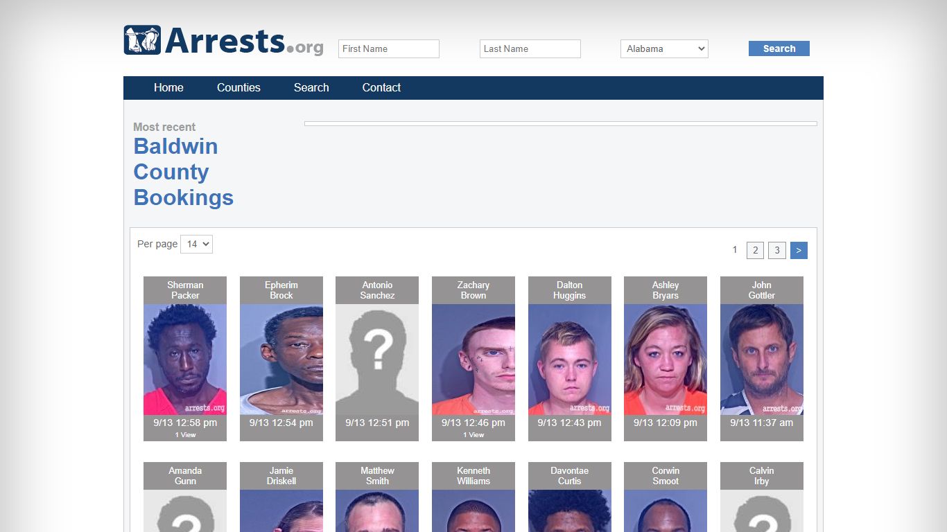 Baldwin County Arrests and Inmate Search